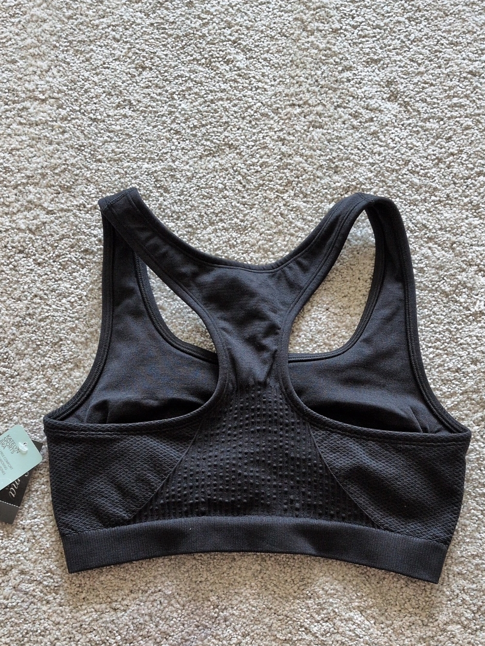 NWT Soma Katelyn Black Sports Bra Size Medium - Picture 6 of 6